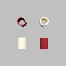 Red and White ABS Plastic Pipes 25mm