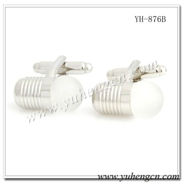 YH-876B Novelty Funny Frosted Glass Light Bulb Cufflinks