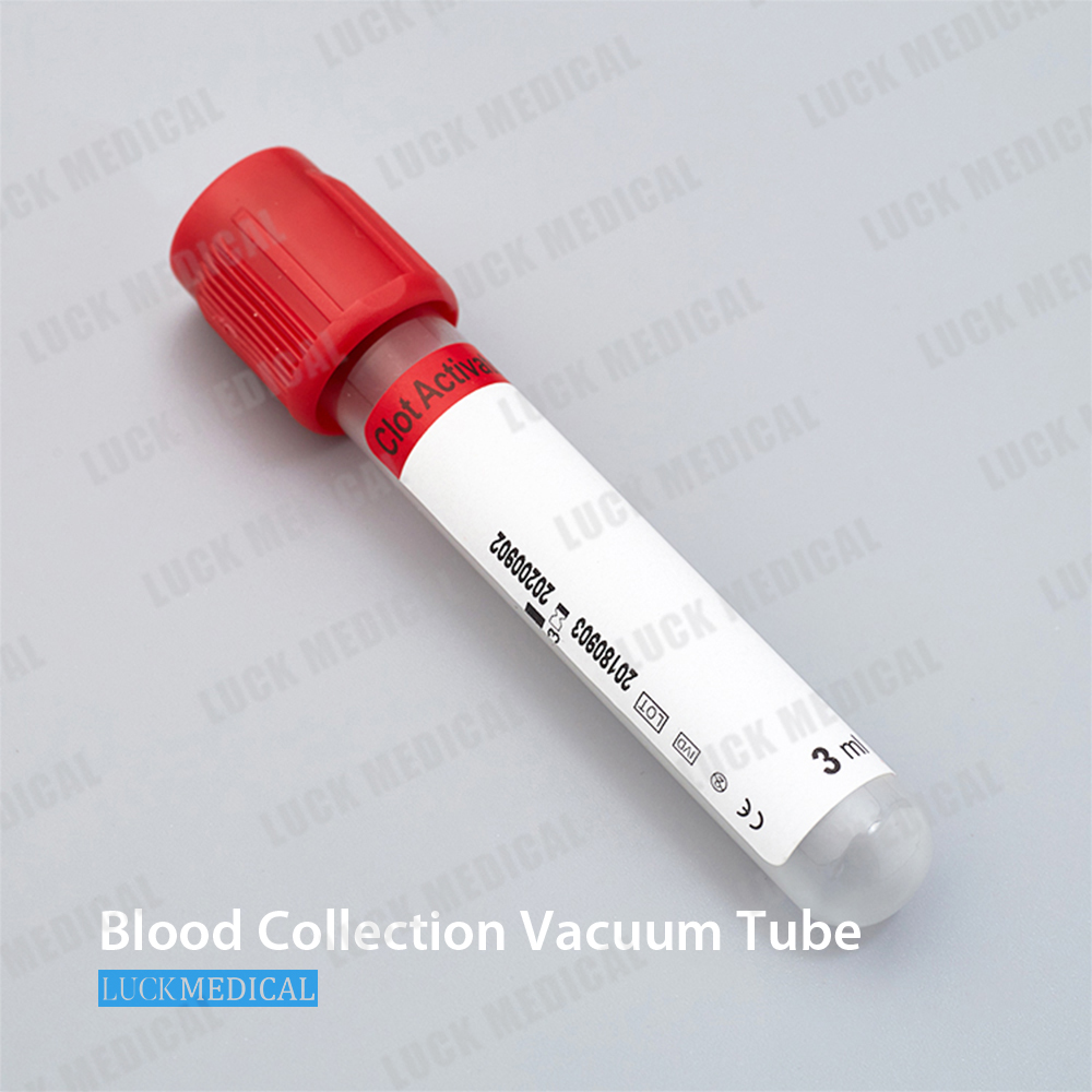 Recolección de sangre Tubo de vacío Pet/vidrio