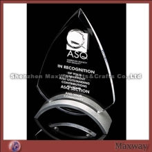 Transparent Water-drop High Grade Acrylic Award with Vaulted Base