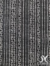 Navy Stripe Jacquard Knit Fabric