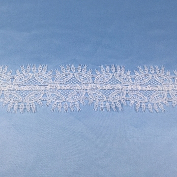 Bridal Embroidered Net Lace Trim