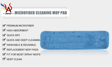 Reusable wet dry microfiber refill spray dust mop pads
