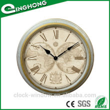 White round old type wall clock