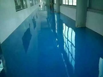 Solvent-free epoxy self-flowing flat paint