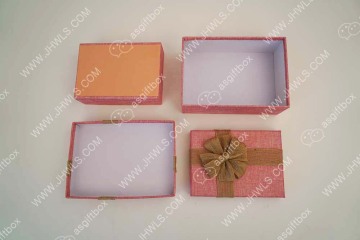 High quality pink lovely hat present box sets