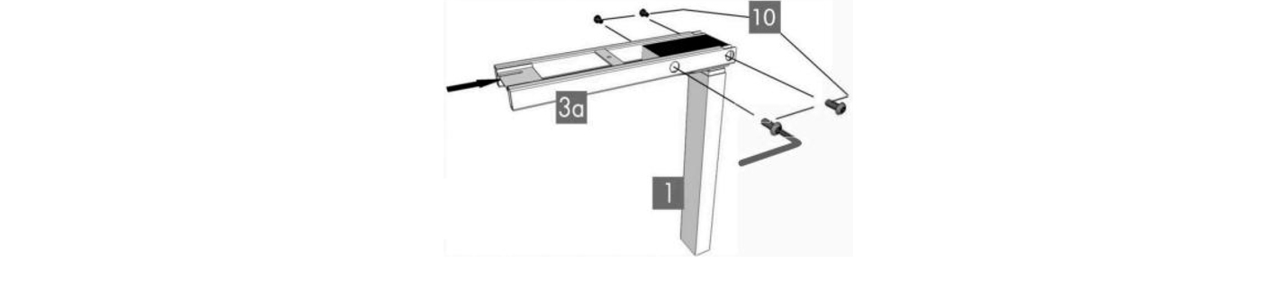 standing desk installation