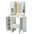 LED Lighted Mirror Makeup Vanity Dressing Table