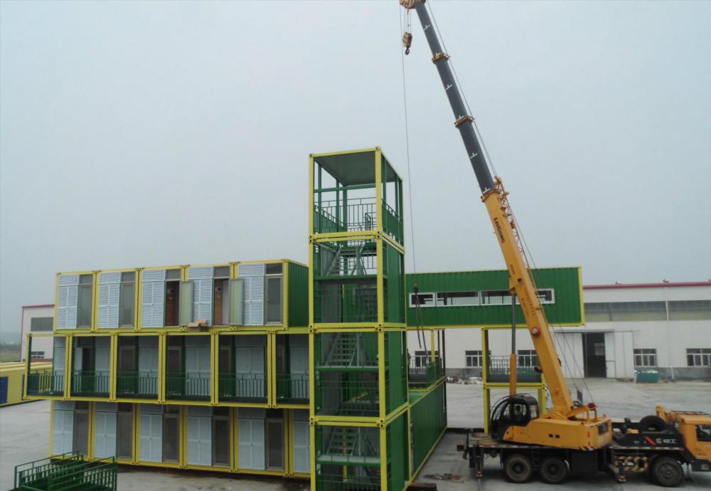 Alih dan penyamaran warna dicat Container House