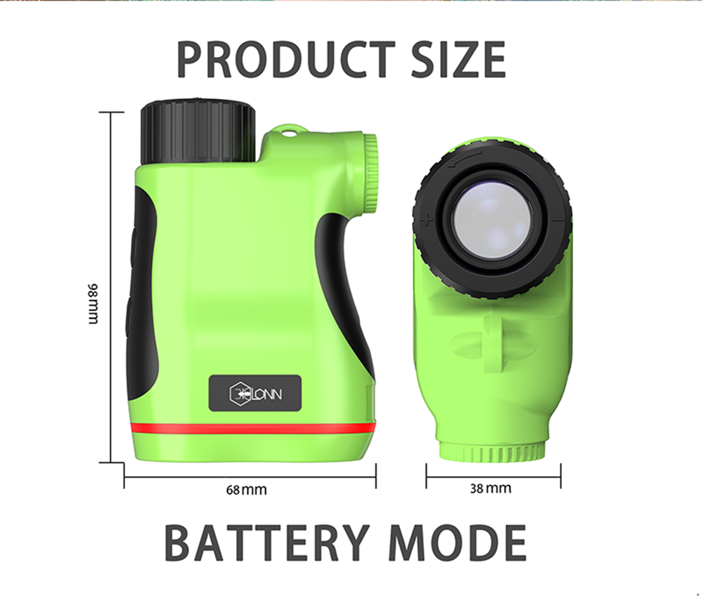 تصحيح المنحدر 6X Tournament Laser Golf Rangefinder