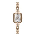 Women's Quartz Jewelry Square Watch With Bracelet Clasp