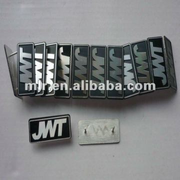 factory price metal label embossed metal labels