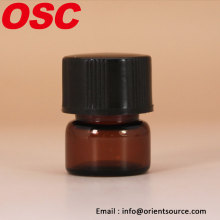 glass vial half dram, 1ml amber glass vial
