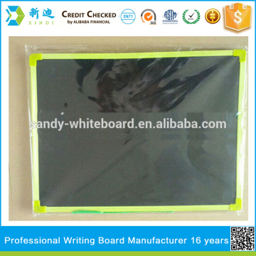 framed blackboard with plastic frame