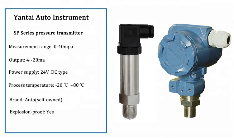 Gas Tank Diffusion Sillicon Pressure Transmitter With Digital Display