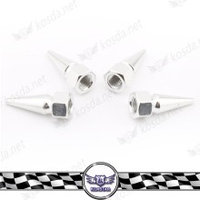 Color tire valve cap,tire valve caps logo,spiked tire valve stem