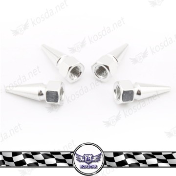 Color tire valve cap,tire valve caps logo,spiked tire valve stem