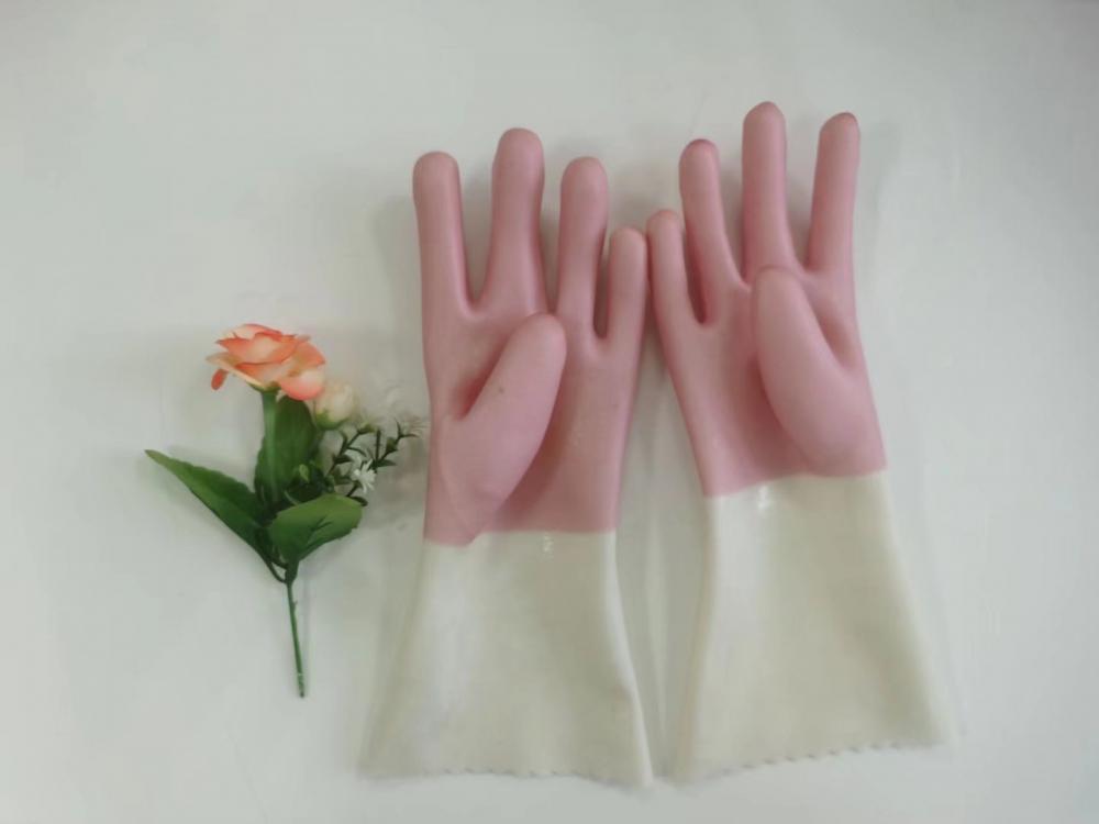 PVC household washing clothes and vegetables gloves