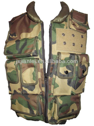 Camouflage Soft Aramid Bulletproof Jacket/Military Anti Ballistic Jacket/Bullet Proof Jacket at NIJ IIIA