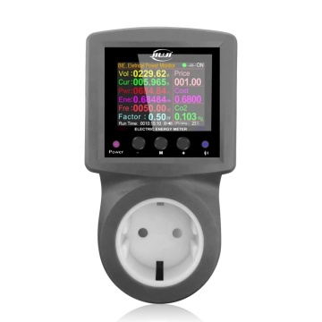 WiFi EU Plug Socket Power Kilowatt Wattage Energy Meter