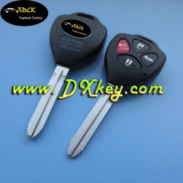 Hot sale 3+1 buttons remote key blank key for toyota camry smart key toyota