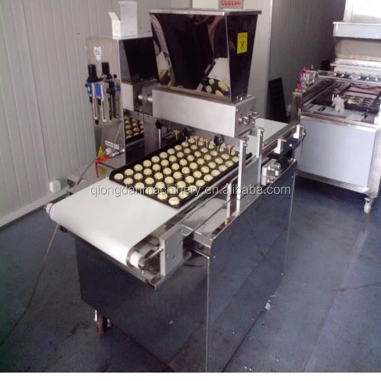 Automatic small cookies depositor machine two color maker 3D mini biscuit forming machine for commercial use price for sale