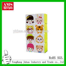 Assembled plastic kids wardrobe for Sales
