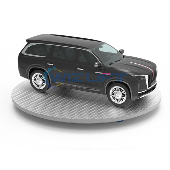 CE Approved Hydraulic 3 Ton Car Turntable for Display, Garage, and Driveway