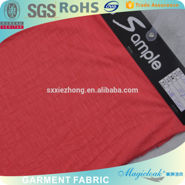 Magicloak 95% rayon&5% spandex pink slubbed single jersey fabric.