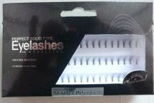 Black Flare Knot Free Flare Eyelash Extensions Synthetic , Permanent