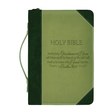 High-Quality Custom Waterproof Church Bag Bible Covers for Women - PU Leather Sublimation