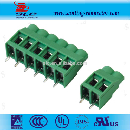 PCB screw terminal block 5.08mm 2-24 poles wire connector,electric terminal block