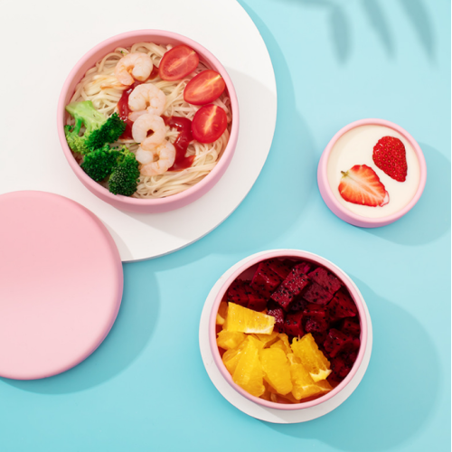 Custom 3 Pack Silicone Baby Bowls với nắp đậy