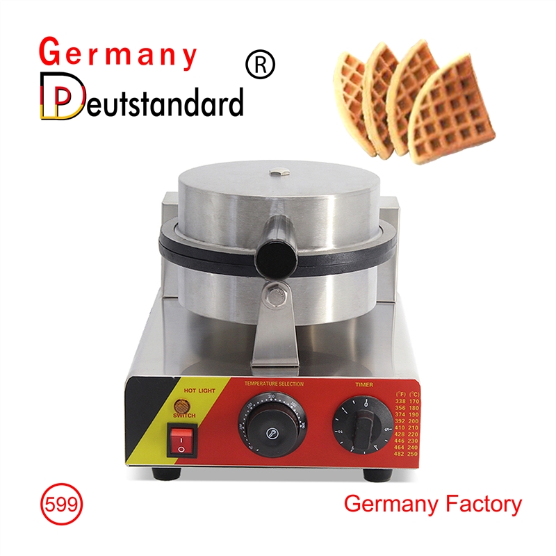 round waffle maker single head waffle machine