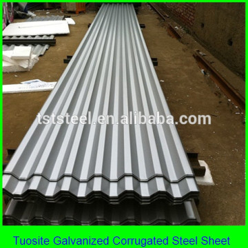 gauge thickness galvanized corrugated steel sheet