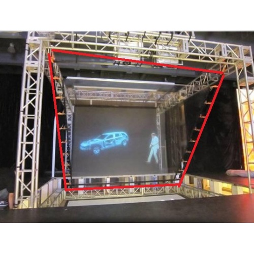 3D holografische projectie Pepper's Ghost Mirror Film