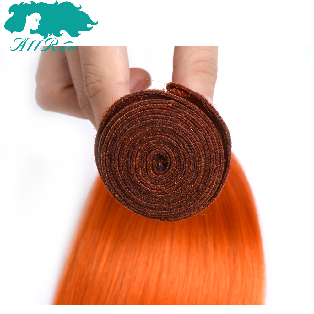 beaudiva orange brazilian hair coloring hot selling 1pc brazilian hair weave bundles 100% human hair shedding free