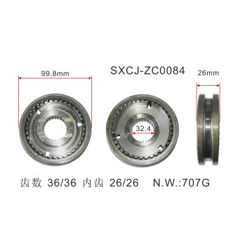 Auto Parts Transmission Synchronizer ring FOR ISUZU FOR OEM MSC-5S 3/4