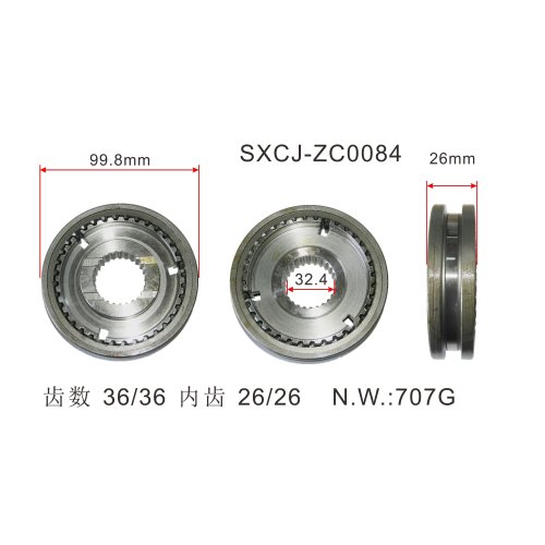 Anneau de synchroniseur de transmission des pièces automobiles pour ISUZU pour OEM MSC-5S 3/4