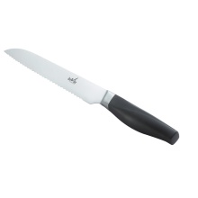 Bolster black handle Bread Knife