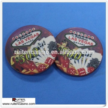 10g CeRamic Poker Chips Las-Vegas Full Customize Poker Chip