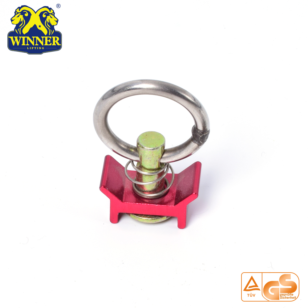 Aluminum Base Single Stud Fitting With SS O Ring For Cargo Control