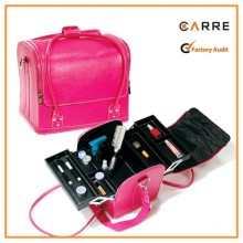 bobbi brown cosmetics roll top PU leather soft makeup case