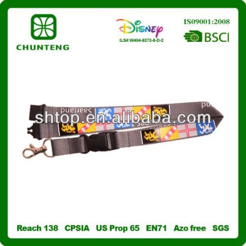 polyester lanyards hot sale factory manufacture