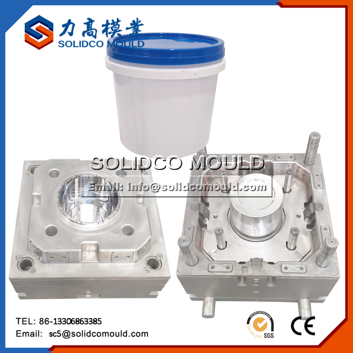 Plastic IML label injection mould