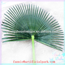 082208 high quality artificial leaf/decorative artificial large tree leaf/Fan palm leaf