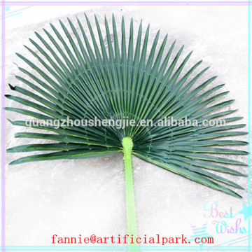 082208 high quality artificial leaf/decorative artificial large tree leaf/Fan palm leaf