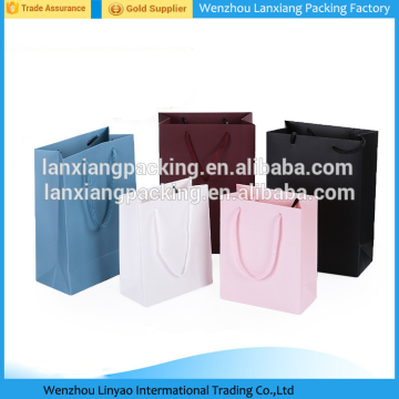 Customized Paper Handle Bags Kraft Paper Shopping Bag