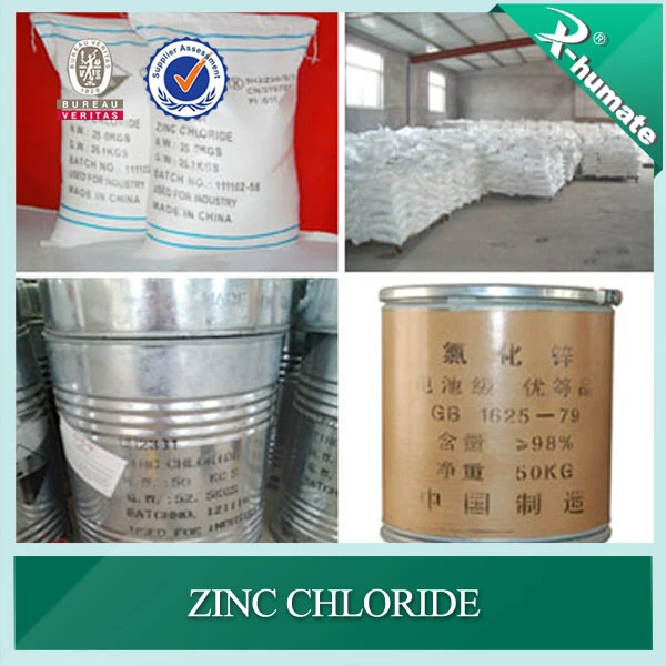 X-Humate Chemical Series Zinc Chloride 98%Min Industrial Grade