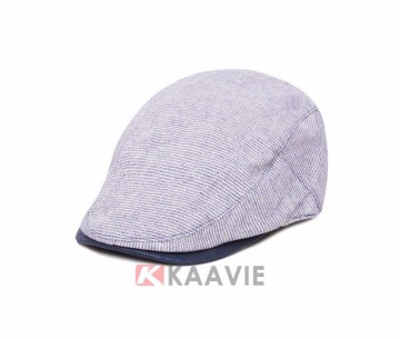 fashion newsboy striped gatsby duckbill ivy hat golf driving flat hat